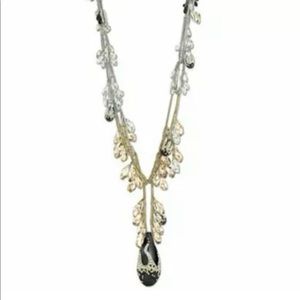 Authentic Swarovski long Necklace 2013 collection with earrings.